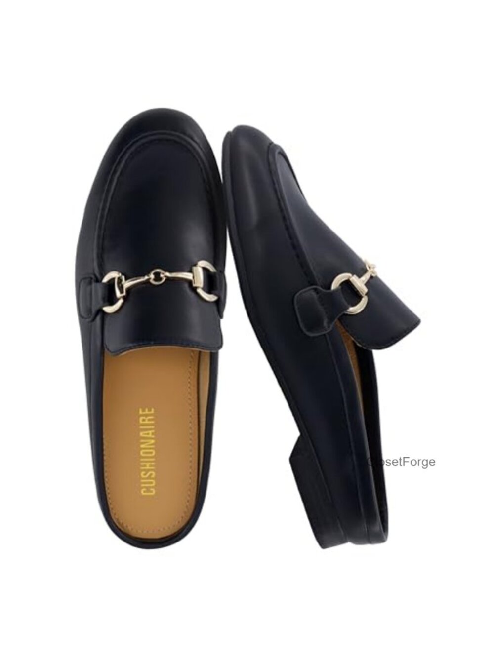 Cushioned Comfort Slip On Mules Loafers for Women - Cushionaire Style - Faux